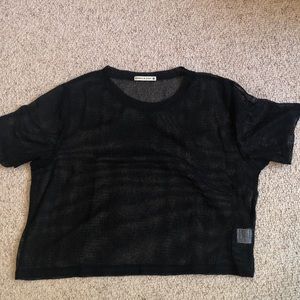 LF mesh crop top